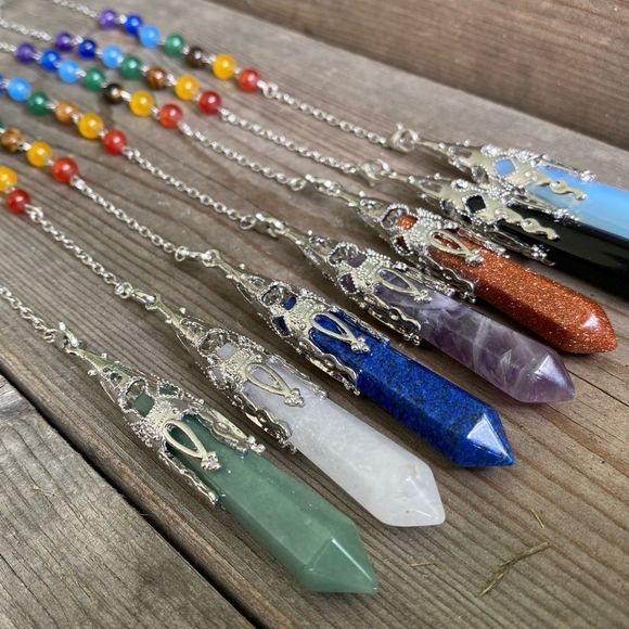CHAKRA Crystal Pendulums - Picture 5 of 7